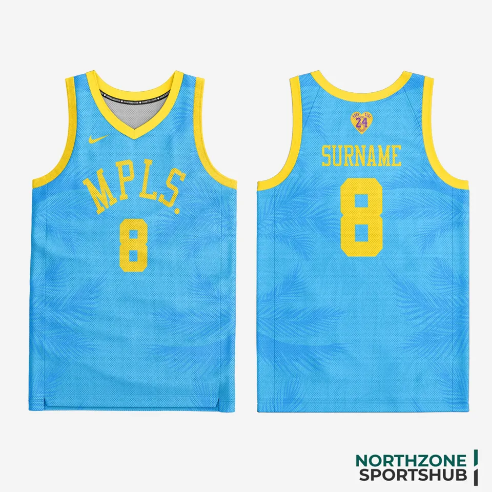 NORTHZONE NBA MPLS X LAKERS Customized design Full Sublimation