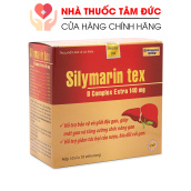 [HCM]Viên uống bổ gan Silymarin Tex giúp giải độc gan mát gan tăng cường chức năng gan - Hộp 100 viên