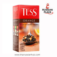 ชาดำ Tess Orange ในซองฟอยล์ สินค้านำเข้าจากรัสเซีย ชาหอมคุณภาพดีแบรนด์ดังจากรัสเซีย จำนวน 25 ซอง