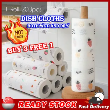 Kitchen Paper Cotton Lazy Rag Cleaning Cloths Washable Reusable Clean Towels  Tissue - China Paper Towel Roll and Nonwoven Towel Roll price