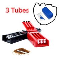 【YF】 8mm 3 Tubes Tobacco Rolling Machine Manual Cigarette Roller Smoke Maker Injector Weed Accessories Wrapping Tools Men Gift