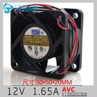 Dv05028b12u Dc 12V 1.65a 2-Wire 50Mm 50X50X28Mm เซิร์ฟเวอร์พัดลมทำความเย็นสี่เหลี่ยม