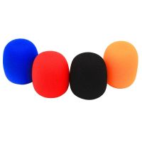 6PCS Microphone Sponge Windshield Cover Foam Accessories Anti Dust For Handeld Microphone Condenser Wireless Studio Recording