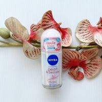 50 ml. ผลิต 01/23 Nivea Roll On Pearl &amp; Beauty นีเวีย โรลออน เพิร์ล แอนด์ บิวตี้ ลดเหงื่อ และระงับกลิ่นกาย RW