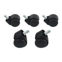 【LZ】csu8dq 50mm Office Chair Roller Castor Wheels - Set of 5 - Black