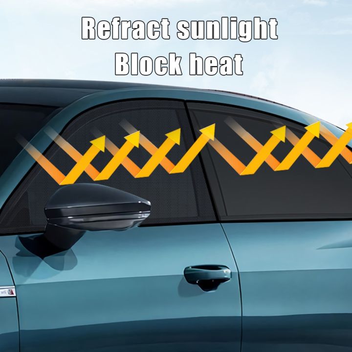 2-4pcs-car-sun-shade-side-window-curtain-covers-uv-protection-sun-visor-ventilated-mesh-anti-mosquito-net-for-sedan-suv-truck