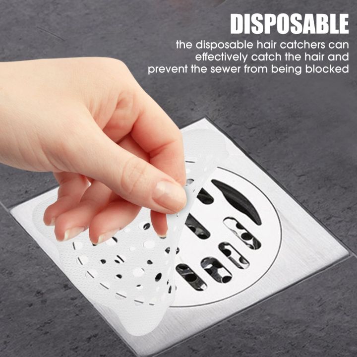 20pcs-disposable-sink-filter-shower-drain-stickers-hair-catcher-drain-cover-kitchen-bathroom-waste-sink-anti-blocking-filter