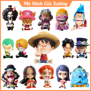 Mô hình One Piece Chibi Luffy Zoro và các nhân vật trong băng mũ rơm , ACE