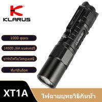 ยุทธวิธีไฟฉาย Klarus XT1A สูง Lumens แสงแฟลชแบบชาร์จกันน้ำเดิม TPS ไฟฉายสำหรับตั้งแคมป์วิ่ง