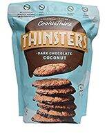 ของแท้จากอเมริกา Thinsters Dark Chocolate Coconut Cookie Thins 18 Ounce