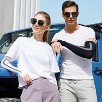 【NATA】 【Ready Stock】Breathable Sunscreen Ice Cool Arm Sleeve Outdoor Travel Cycling Sports Elastic Sunproof UV Protection Arm Guard