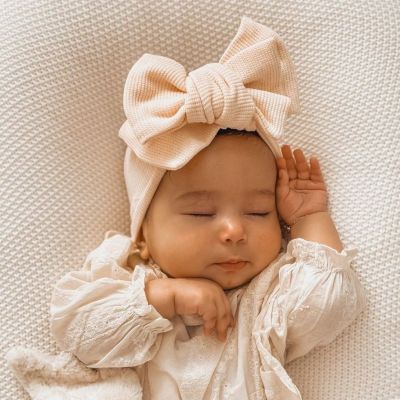 【YF】 Baby Headband Newborn Hair Accessories for Kids Headwear Bow Child Bowknot Turban Babies Elastic Headwrap