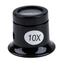 Watch Eyes Loupe 10X Jeweller Optical Glass Magnifier Magnifying Len Tool