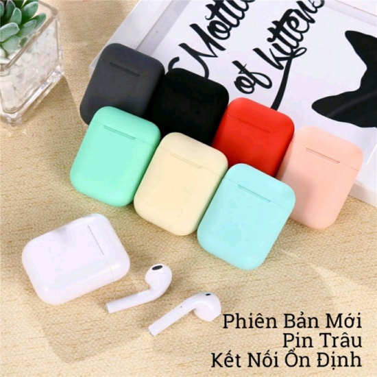 Tai nghe bluetooth, tai nghe bluetooth inpods12 bản pro nâng cấp pin trâu - ảnh sản phẩm 1