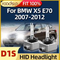 Roadsun รถ D1s 6000K โคมไฟซีนอน Hid หลอดไฟสว่างจ้าไฟติดหน้ารถสำหรับ Bmw X5 E70 2007 2008 2009 2010 2011 2012