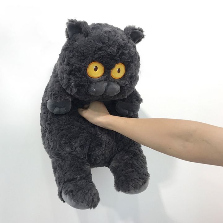 sabai-sabai-cod-ของเล่นตุ๊กตา-40cm-แมวดำ-ตุ๊กตาลูกแมว-โยนหมอน-แมวน่ารัก-แมวอ้วน-ตุ๊กตา-ของขวัญสําหรับเด็ก