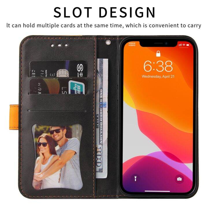 เคสโทรศัพท์กันกระแทกสำหรับ-a02-samsung-galaxy-a21s-a51-a71-a10-a20-a30-a30s-a50กระเป๋าสตางค์หนัง-a50s-พร้อมเคสเคสแบบพับปิดได้สายคล้องมือช่องเสียบบัตร