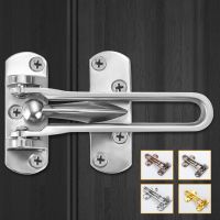 ♕☎ Zinc Alloy Anti-theft Buckle Door Guard Restrictor Security Catch Strong Heavy Duty Safety Lock Chain Home Insurance Door Bolt