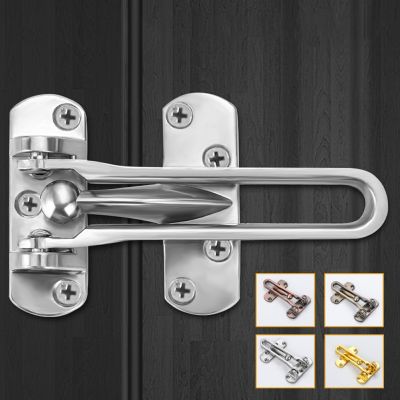 ▪ Zinc Alloy Anti-theft Buckle Door Guard Restrictor Security Catch Strong Heavy Duty Safety Lock Chain Home Insurance Door Bolt