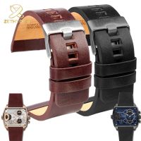 Calf Hide Leather Watchbands For Diesel DZ4344 4323 1657 Watch Strap Mens Wrist Watch Bands 26MM 27MM 28MM 30MM 32MM