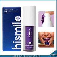 30ML Hismile V34 Whitening Cleaning Tooth  Purple Cleansing and Dissolving Stains, Fresh Breath