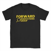 Funny Search Forward Observations Group Fog T-Shirt Men Round Collar Cotton T Shirt Short Sleeve Tees Classic Clothing