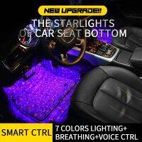 Yituancar หลอดไฟภายในอาคาร Ctrl รีโมทคอนโทรลติดไฟแถบ Rgb ไฟ Led บรรยากาศแบบ Usb 4ชิ้น