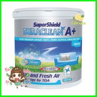 สีน้ำทาภายใน TOA SUPERSHIELD DURACLEAN A+ BASE A กึ่งเงา 2.5 แกลลอนWATER-BASED INTERIOR PAINT TOA SUPERSHIELD DURACLEAN A+ BASE A SEMI-GLOSS 2.5GAL **หมดแล้วหมดเลย**