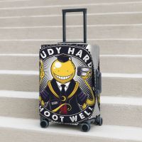 Koro Sensei Suitcase Cover Study Hard Shoot Well Travel Protection Flight Practical Luggage Case