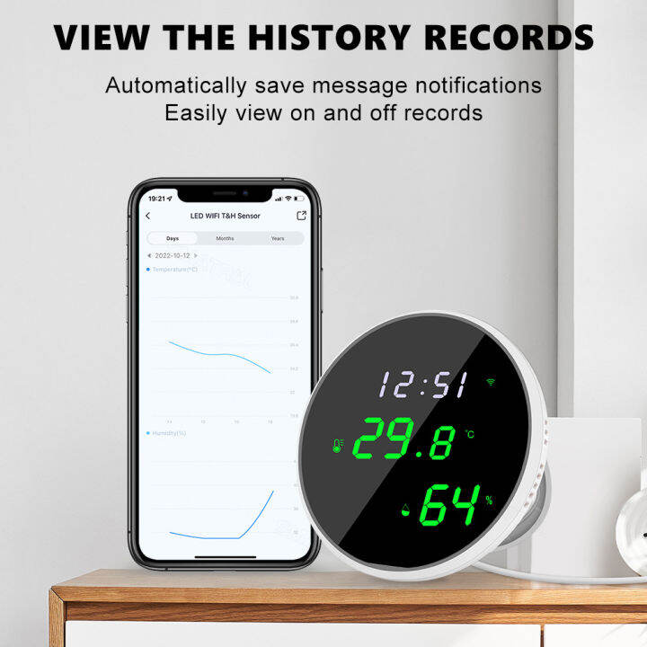 tuya-usb-สมาร์ทอุณหภูมิเซ็นเซอร์ความชื้น-wifi-app-ตรวจสอบระยะไกลสำหรับบ้านสมาร์ทชีวิต-ทำงานร่วมกับ-alexa-ผู้ช่วย