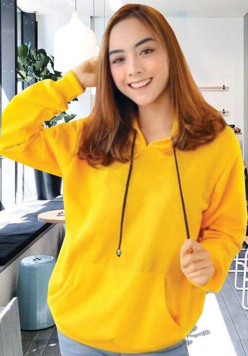 Sweater hoodie wanita online polos