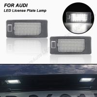 2Pc LED License Number Plate Light Lamp For Audi A4 B8 A5 S5 Q5 TT Roadster TTS A1 A7 RS5 TTRS A6 C7 Skoda Fabia Mk2 Superb Yeti