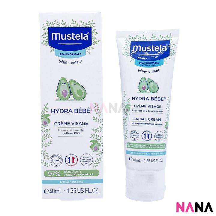 Mustela Hydra Bebe Facial Cream 40ml (EXP:09 2025) | Lazada