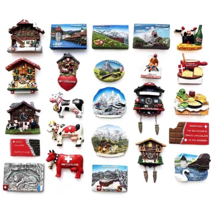 Schweiz Kühlschrankmagnet Souvenir - Perfektes Reiseandenken