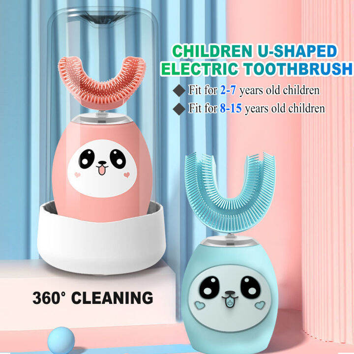 3 Speed Children Electric Toothbrush U Shape For 215 Years old Kids