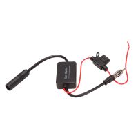 △▧ For Universal 12V Auto Car Radio FM Antenna Signal Amp Amplifier Booster For Marine Car Vehicle Boat 330mm FM Amplifier