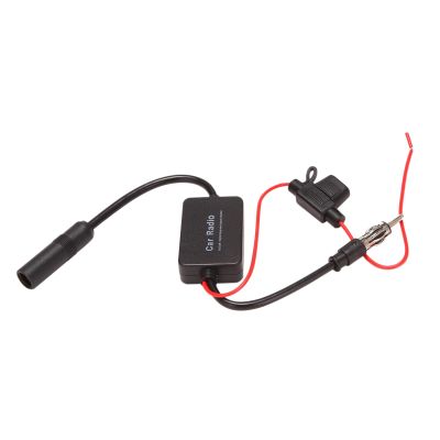 ♈ For Universal 12V Auto Car Radio FM Antenna Signal Amp Amplifier Booster For Marine Car Vehicle Boat 330mm FM Amplifier