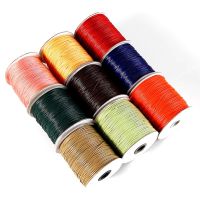 Colorful Polyester Waxed Thread String 0.5mm 0.8mm 1mm 1.5mm 2mm 3mm 4mm 5mm Beading Cord For Jewelry Making Bracelet Necklace