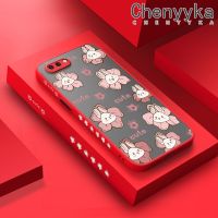 เคส Chenyyka สำหรับ OPPO เคส R9s R11 R11s การ์ตูนกระต่ายน่ารักแฟชั่นบางฝ้าแข็งกันแรงกระแทกลายขอบซิลิโคนอ่อนนุ่มเคสโทรศัพท์คลุมทั้งหมดเคสป้องกันเลนส์กล้อง