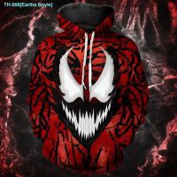 ✠ Eartha Boyle Diffuse wei superhero venom 2 series of 3 d printing fleece cosplay around jumper fleece hoodie