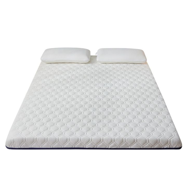 เบาะรองที่นอนผ้าฝ้ายแบบหนาพับได้ไม่เสื่อกันลื่นใช้ในบ้านนักเรียนหอพักเตียงโรงแรม