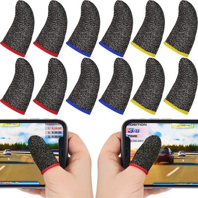 【jw】₪✆  Sleeve Breathable Fingertips Games Anti-Sweat Cots Cover Sensitive