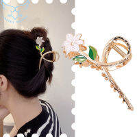 【Free Shipping】Gentle White Gardenia กิ๊บติดผมกิ๊บติดผมสำหรับผู้หญิง Girls Hair Extension Clamp เครื่องประดับผม