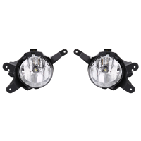 1Pair Car Front Bumper LED Fog Lamp Assembly Car Accessories Driving Foglight Black ABS for Chevrolet Cruze 2009-2014