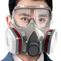 6200 Mask 17in1 6200 Half Facepiece Gas Mask Respirator With 6001/2091 Filter Fit Painting Spraying Dust Proof