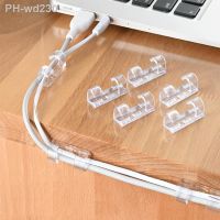 16/20pcs Self Stick Wire Organizer Line Cable Buckle Clips Desktop ABS Wire Manager USB Charging Data Line Bobbin Winder