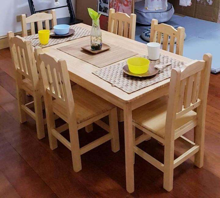 Happy Kiddos Montessori Large Wooden Study Table or Dining Table for