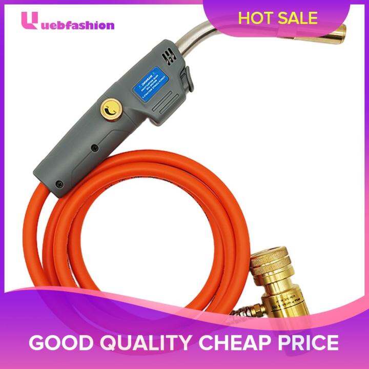 Full Copper Brazing Torch with Hose MAPP Soldering Flamethrower Rubber