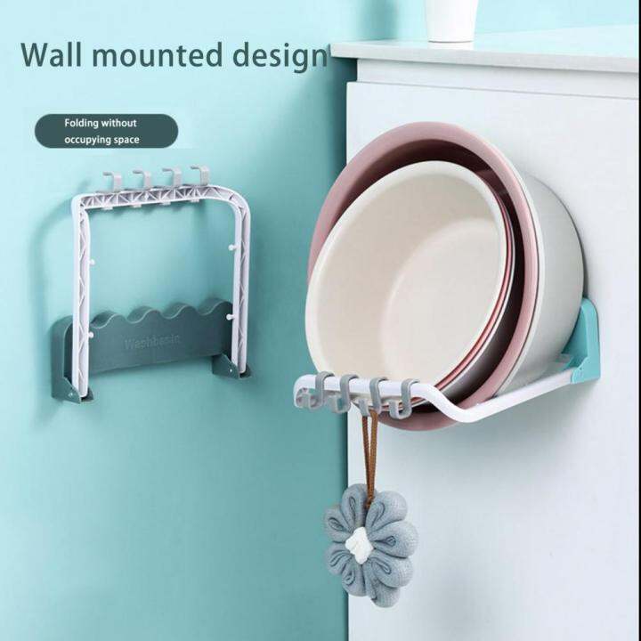 washbasin-shelf-no-punching-suction-cup-washbasin-storage-rack-foldable-bathroom-toilet-wall-washbasin-hanger-household-products-bathroom-counter-stor