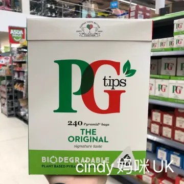 PG Tips 240 Original Pyramid Tea Bags from Great Britain 